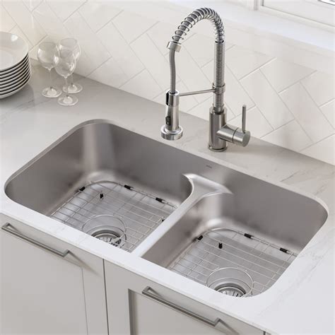 all-in-one stainless steel sink with cabinet kit|Kraus .